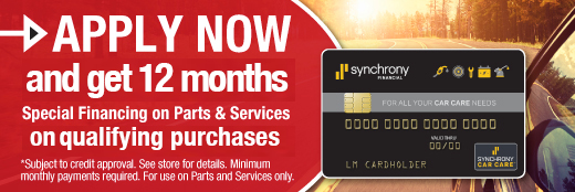 Synchrony Financing Available!